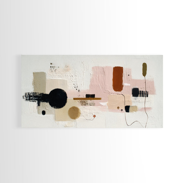 Minimal Nude Figure Canvas Print, Line Art, Jesus Wall Art, Living Room Decor, Oil Painting, Line, Statement Artwork, LIN-2x1-77