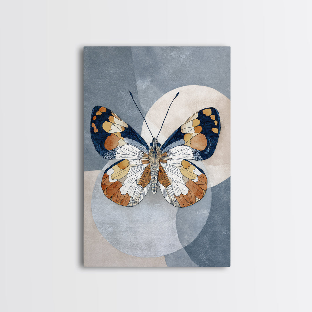 Line Art Butterfly Canvas Print, Line Art, Printable Art, Living Room Decor, Abstract Art, Line, Gallery Wall Art, LIN-2x3-54