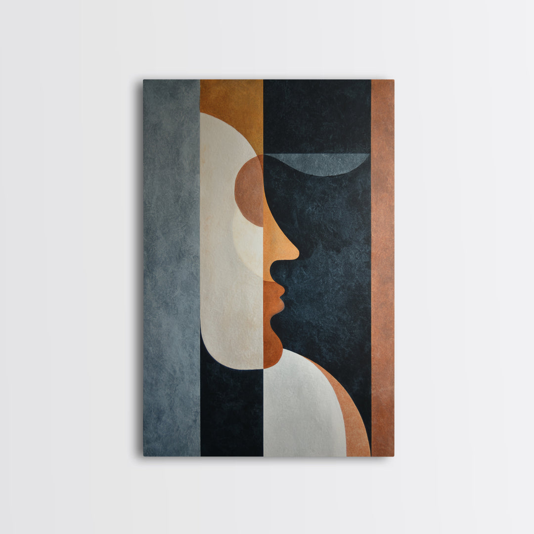 Minimal Nude Figure Framed Canvas Print, Line Art, Gallery Decor, Living Room Decor, Fine Art, Line, Home Decor, Wall Decor, LIN-2x3-89