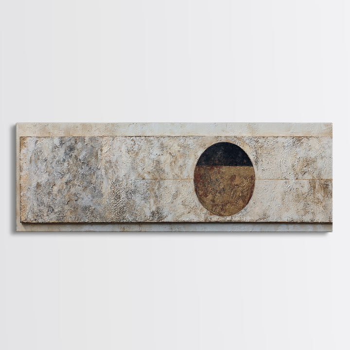 Minimal Eyes and Nose Composition Canvas Print, Line Art, Modern Decor, Living Room Decor, Abstract Art, Line, Contemporary Art, LIN-3x1-6