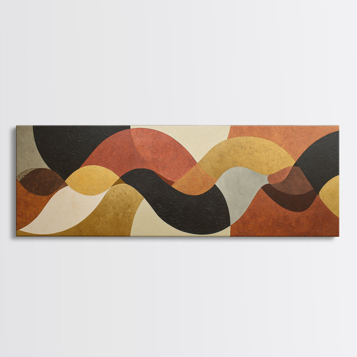 Monoline Cat Stretching Canvas Print, Line Art, Modern Decor, Living Room Decor, Abstract Art, Line, Contemporary Art, LIN-3x1-94