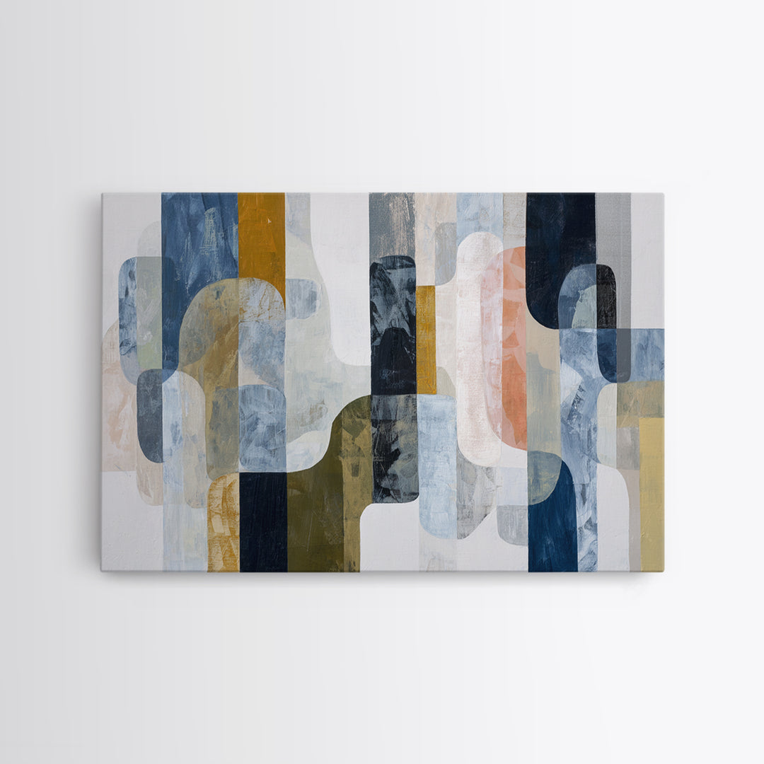 Two Hands Nearly Touching Canvas Print, Line Art, Luxury Decor, Living Room Decor, Abstract Art, Line, Printable, LIN-3x2-33