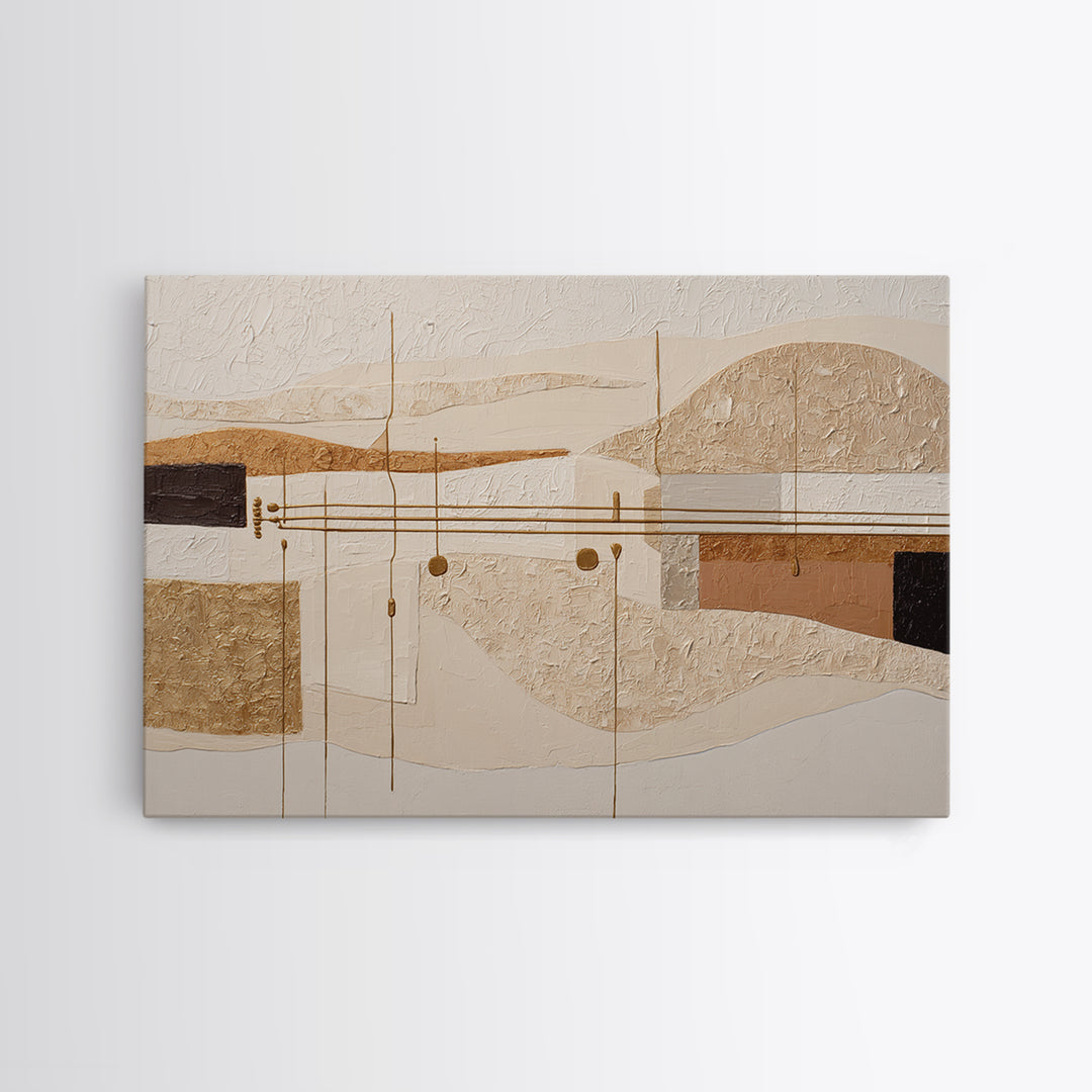 Single Line Violin and Bow Canvas Print, Line Art, Living Room Wall Art, Living Room Decor, Abstract Art, Line, LIN-3x2-75