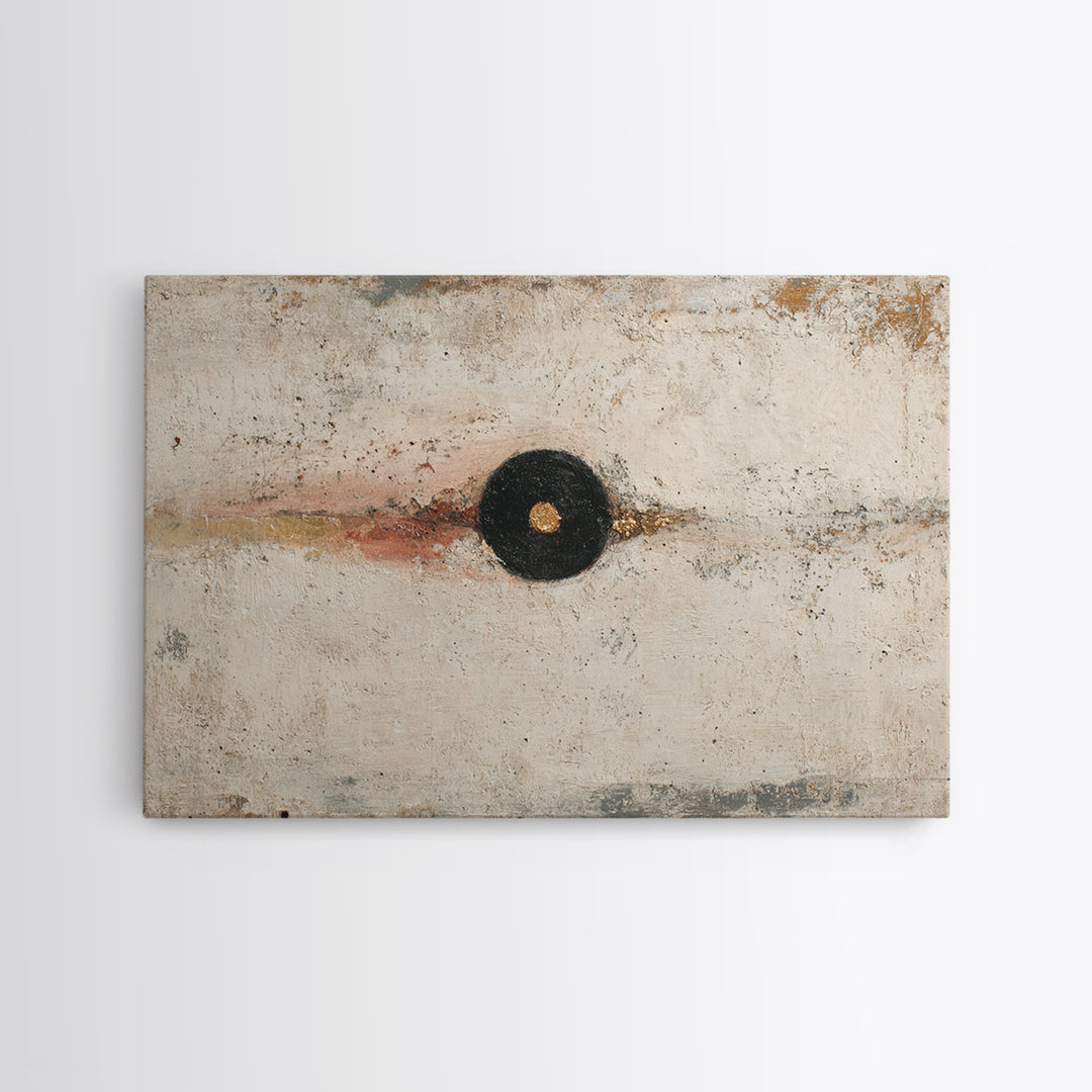 Minimal Eyes and Nose Composition Framed Canvas Print, Line Art, Gallery Decor, Living Room Decor, Abstract Art, Line, LIN-3x2-90