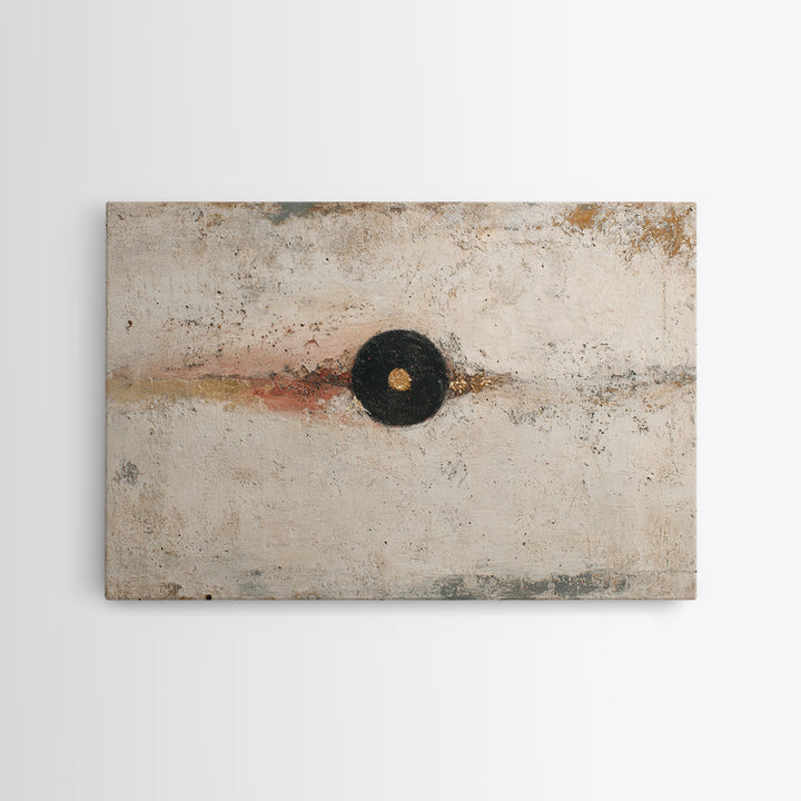 Minimal Eyes and Nose Composition Framed Canvas Print, Line Art, Gallery Decor, Living Room Decor, Abstract Art, Line, LIN-3x2-90