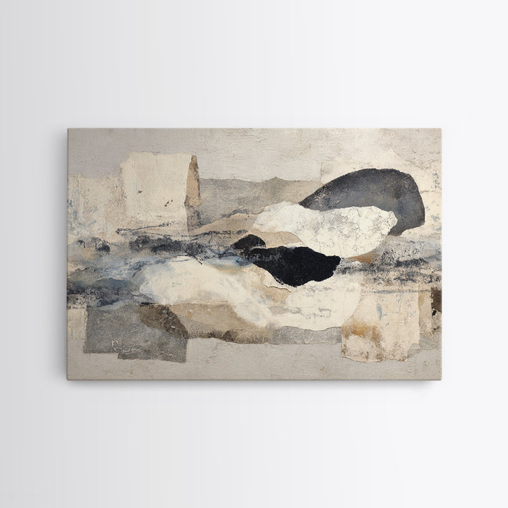 Abstract Lips and Hand Fashion Sketch Canvas Print, Line Art, Neutral Decor, Living Room Decor, Fine Art, Line, Wall Decor, LIN-3x2-94
