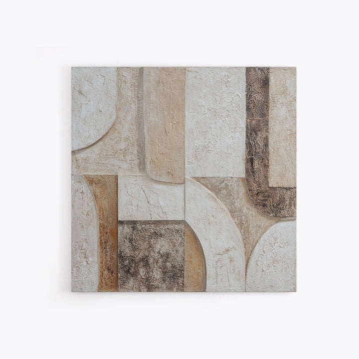 Textured Plaster Abstract Canvas Print, Living Room Art, Fine Art Print, Living Room Decor, Abstract Art, Living, Wall Decor, LIR-1x1-5