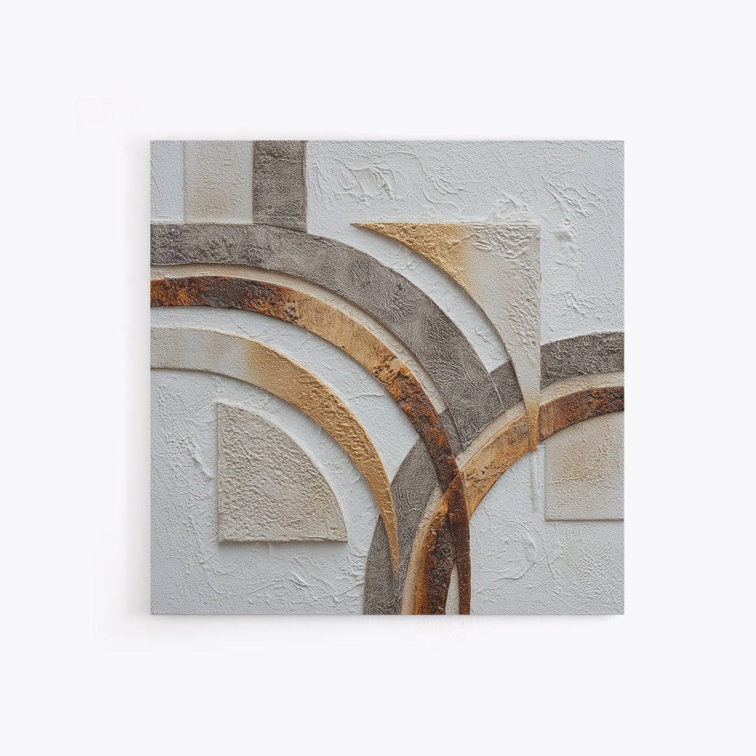 Textured Plaster Abstract Framed Canvas Print, Living Room Art, Textured Painting, Living Room Decor, Abstract Art, Living, LIR-1x1-53