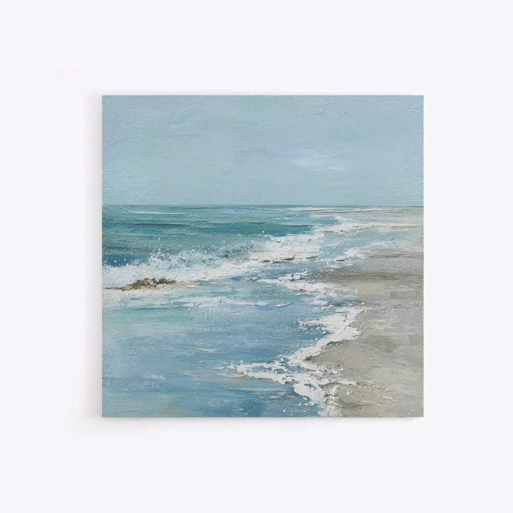 Moody Seascape for Dramatic Focal Point Canvas Print, Living Room Art, Abstract Wall Art, Living Room Decor, Living, Home Decor, LIR-1x1-6