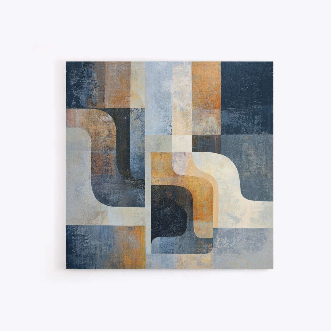 Monochrome Stone Texture Abstraction Canvas Print, Living Room Art, Luxury Decor, Living Room Decor, Abstract Art, Living, LIR-1x1-69