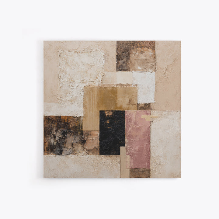 Textured Plaster Abstract Canvas Print, Living Room Art, Art, Living Room Decor, Fine Art, Living, Art Nouveau, Abstract Art, LIR-1x1-77