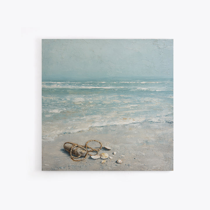 Moody Seascape for Dramatic Focal Point Framed Canvas Print, Living Room Art, Statement Artwork, Living Room Decor, Living, LIR-1x1-78