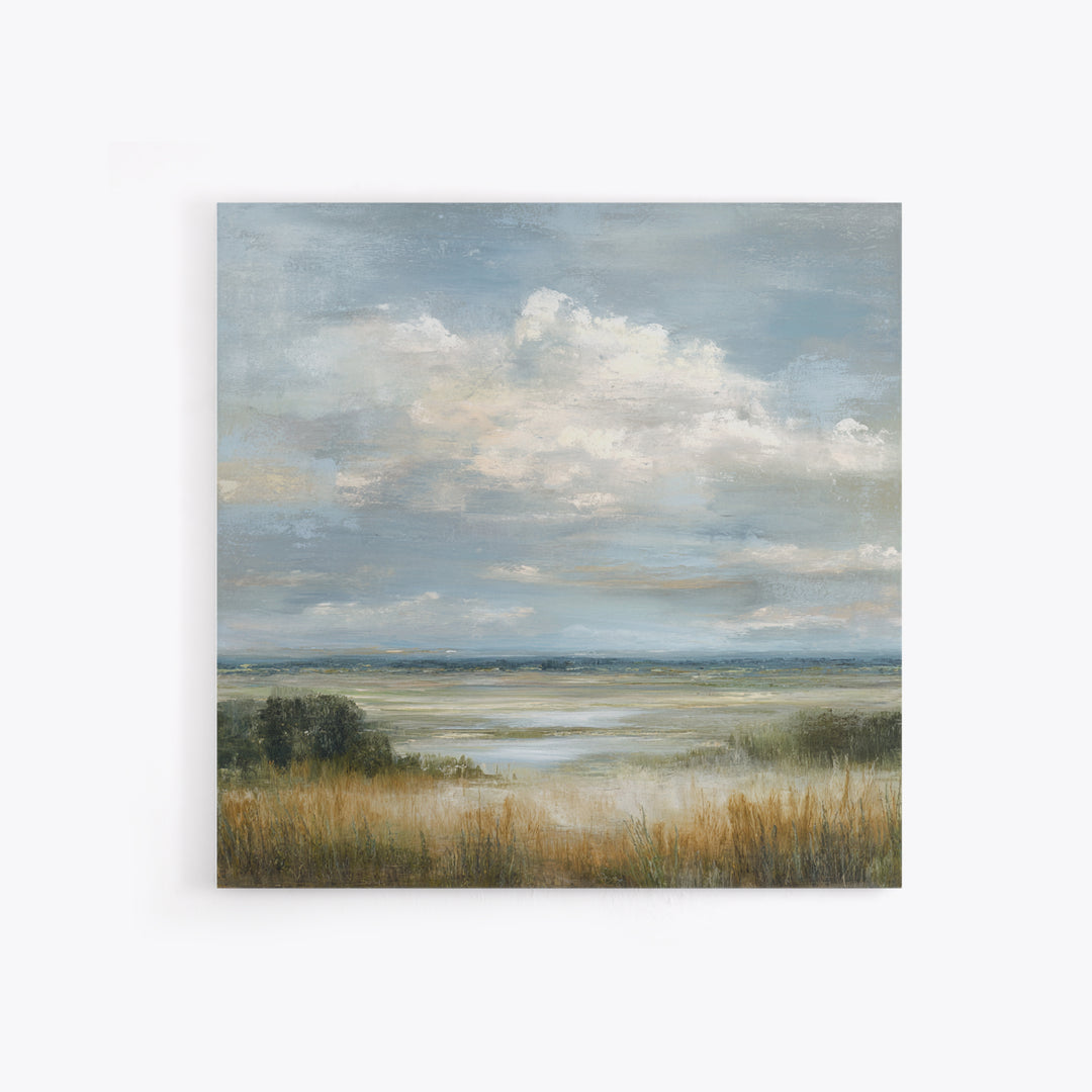 Large Cloudscape with Gentle Movement Canvas Print, Living Room Art, Room Decor, Living Room Decor, Fine Art, Living, LIR-1x1-91