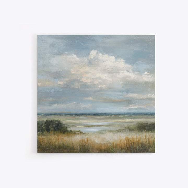 Large Cloudscape with Gentle Movement Canvas Print, Living Room Art, Room Decor, Living Room Decor, Fine Art, Living, LIR-1x1-91