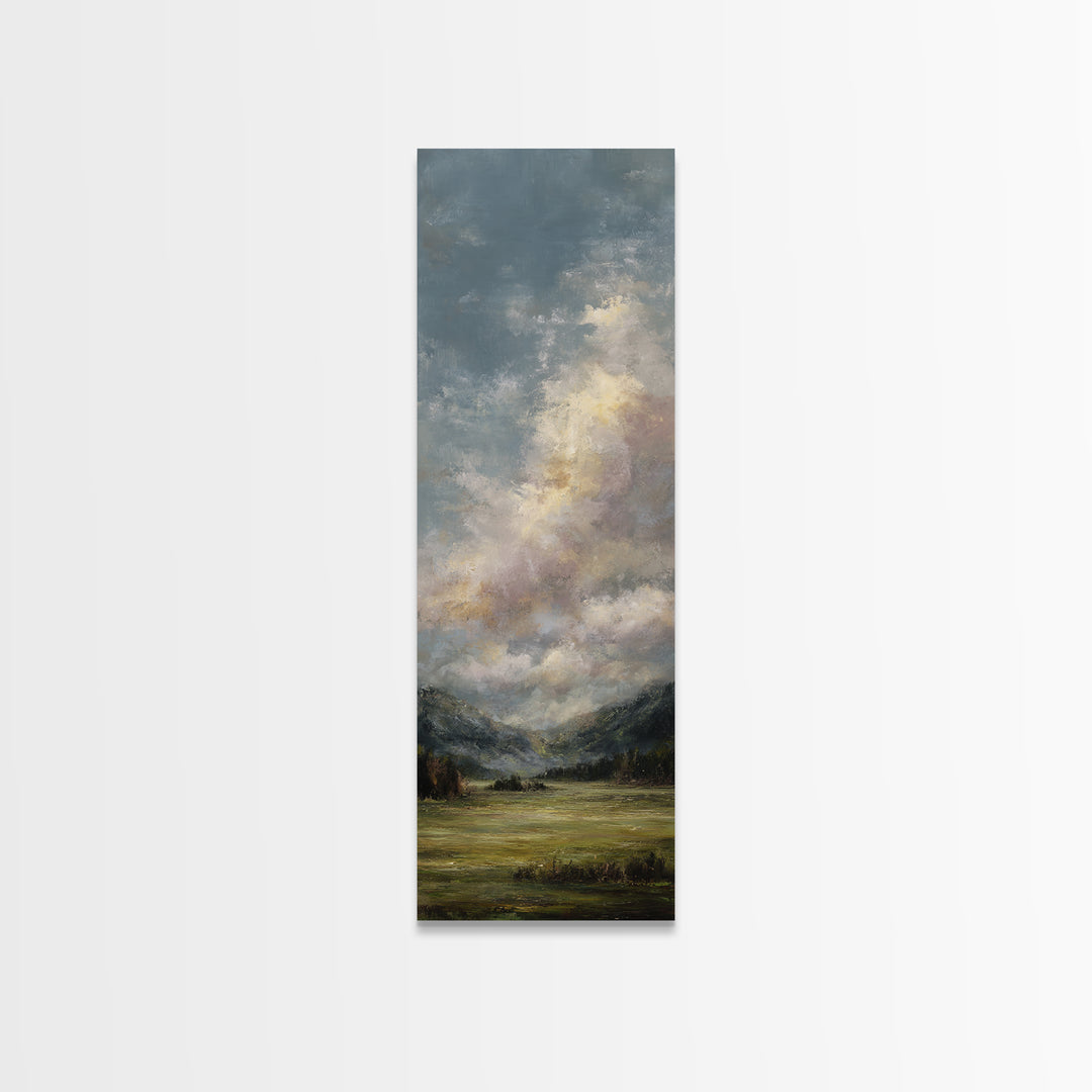 Quiet Meadow Landscape Canvas Print, Living Room Art, Bedroom Decor, Living Room Decor, Fine Art, Living, Bedroom Wall Art, LIR-1x3-11