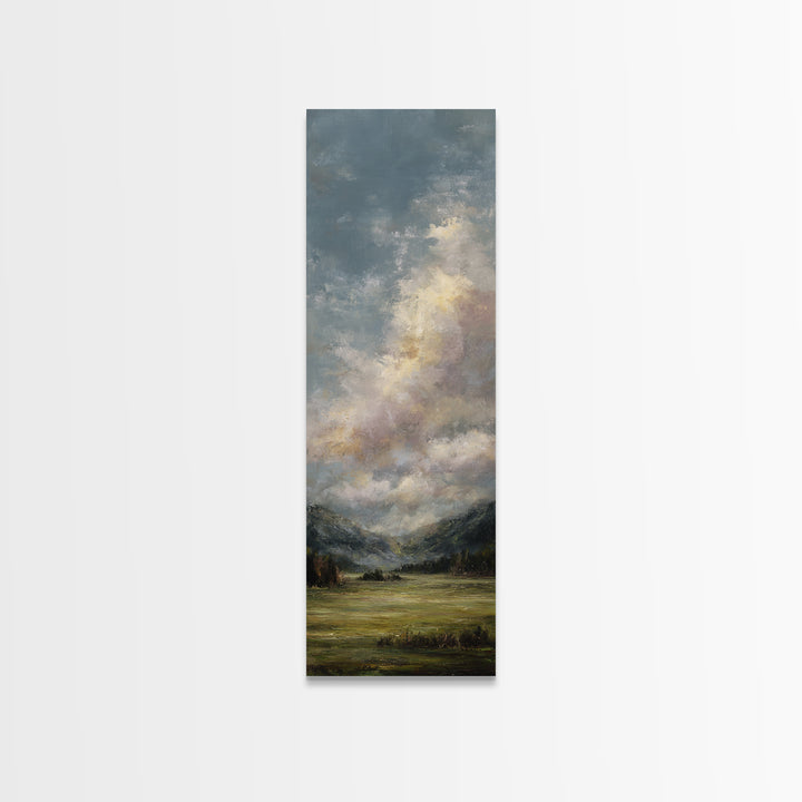 Quiet Meadow Landscape Canvas Print, Living Room Art, Bedroom Decor, Living Room Decor, Fine Art, Living, Bedroom Wall Art, LIR-1x3-11