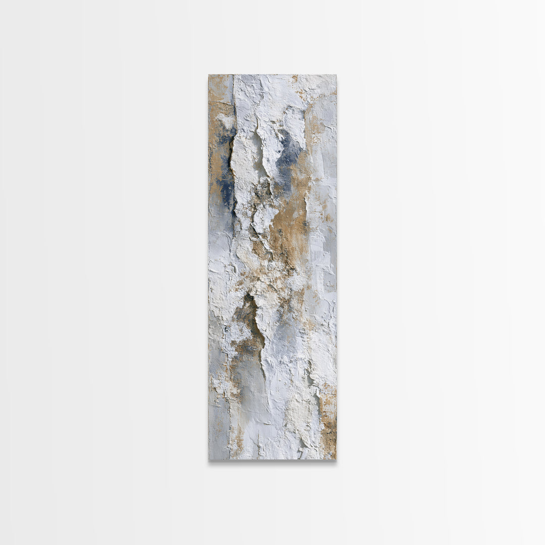 Textured Plaster Abstract Canvas Print, Living Room Art, Art, Living Room Decor, Fine Art, Living, Art Nouveau, Abstract Art, LIR-1x3-17