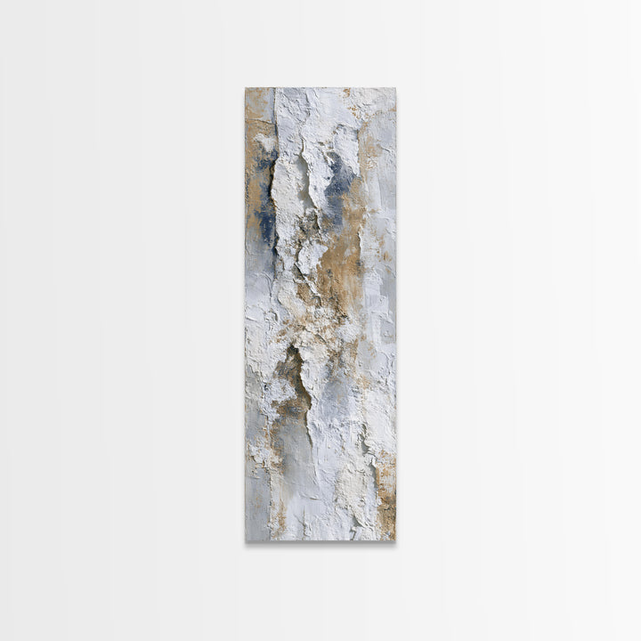 Textured Plaster Abstract Canvas Print, Living Room Art, Art, Living Room Decor, Fine Art, Living, Art Nouveau, Abstract Art, LIR-1x3-17