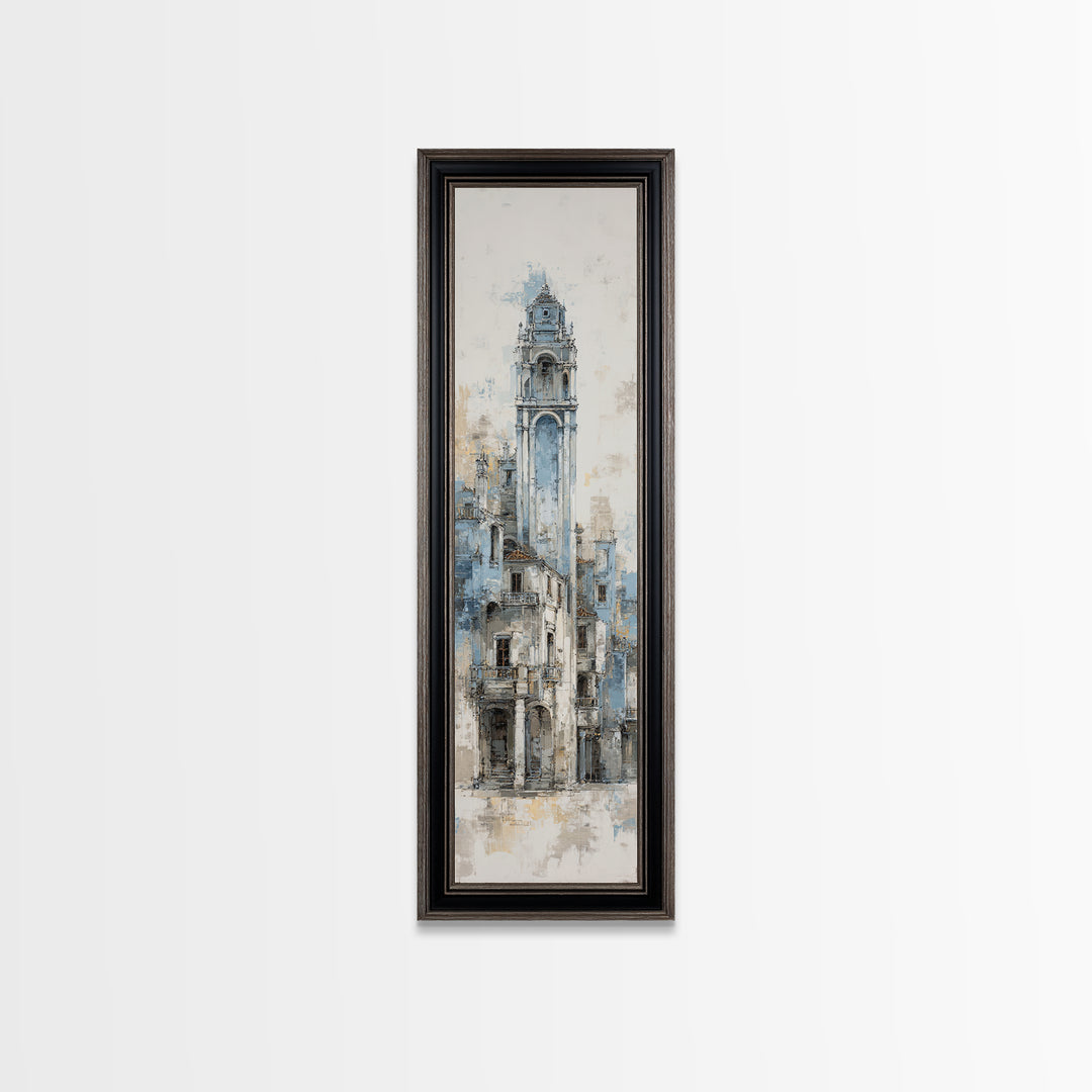 Black and White Architectural Arch Composition Canvas Print, Living Room Art, New Home Gift, Living Room Decor, Living, LIR-1x3-43