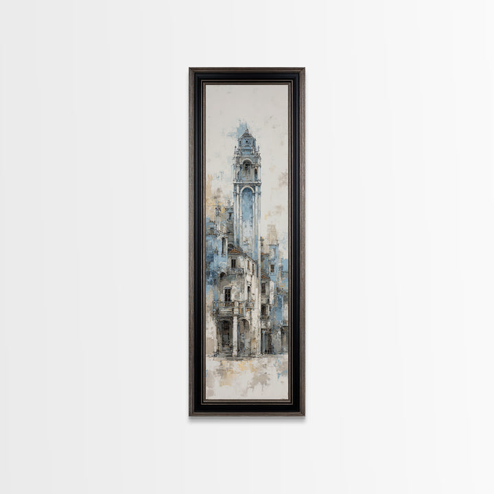 Black and White Architectural Arch Composition Canvas Print, Living Room Art, New Home Gift, Living Room Decor, Living, LIR-1x3-43