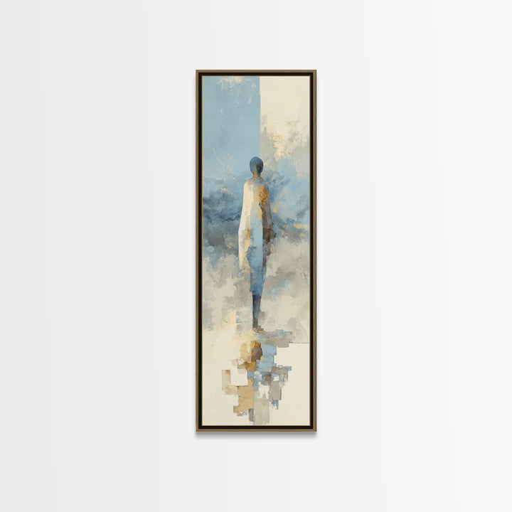 Oversized Line Figure Canvas Print, Living Room Art, Fine Art Print, Living Room Decor, Oil Painting, Living, Wall Decor, LIR-1x3-5