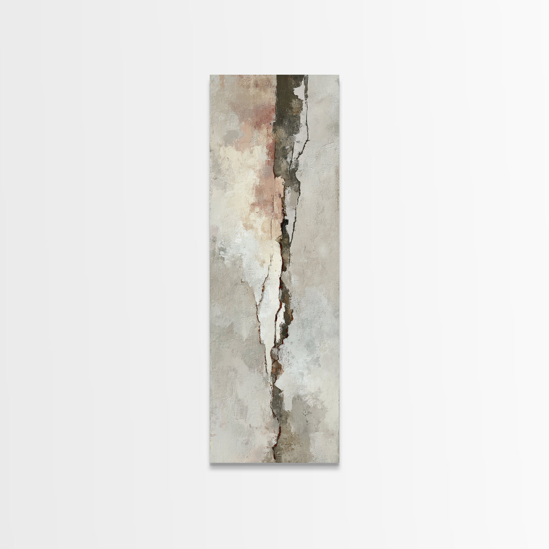 Oversized Line Figure Framed Canvas Print, Living Room Art, Textured Painting, Living Room Decor, Fine Art, Living, LIR-1x3-53