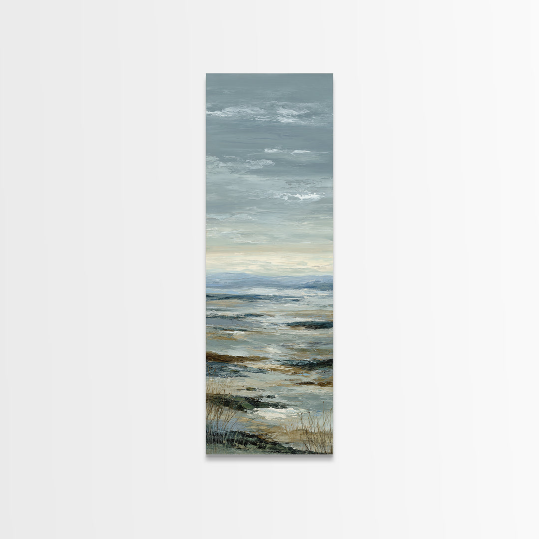Modern Landscape with Expansive Calm Sky Canvas Print, Living Room Art, Bedroom Wall Art, Living Room Decor, Fine Art, Living, LIR-1x3-63