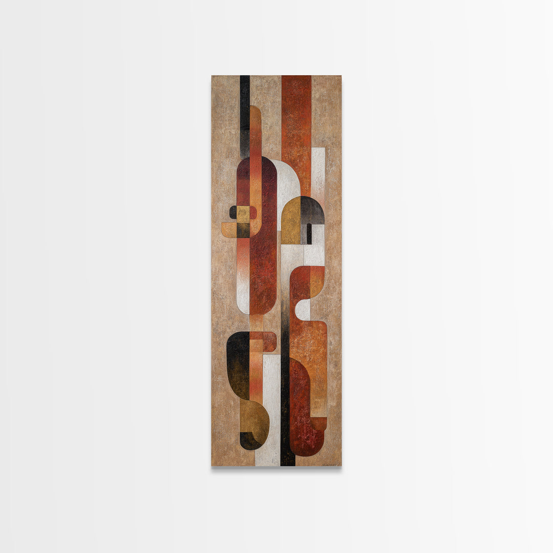 Large Statement Abstract Canvas Print, Living Room Art, Mid Century Modern, Living Room Decor, Abstract Art, Living, LIR-1x3-85