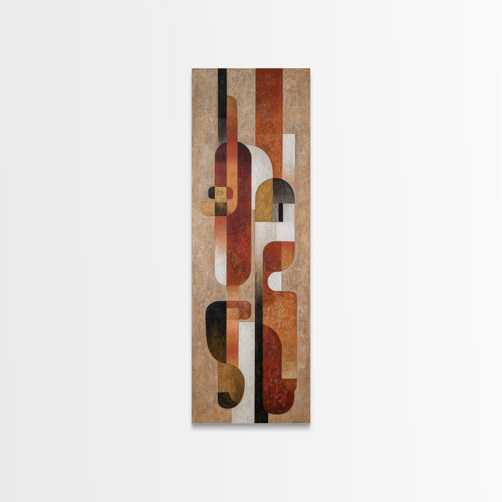 Large Statement Abstract Canvas Print, Living Room Art, Mid Century Modern, Living Room Decor, Abstract Art, Living, LIR-1x3-85