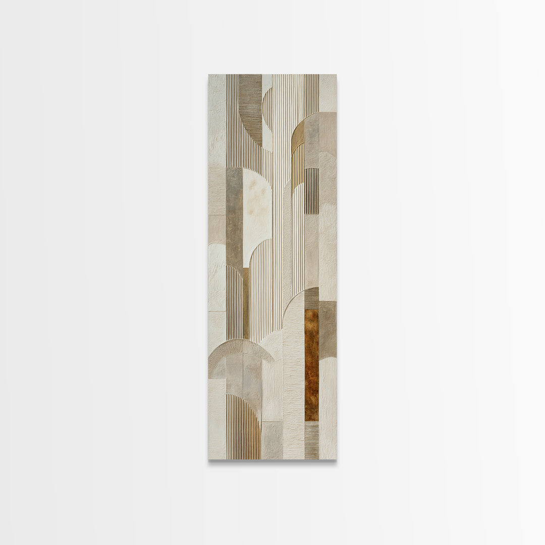 Textured Plaster Abstract Canvas Print, Living Room Art, Living Room Wall Art, Living Room Decor, Abstract Art, Living, LIR-1x3-89