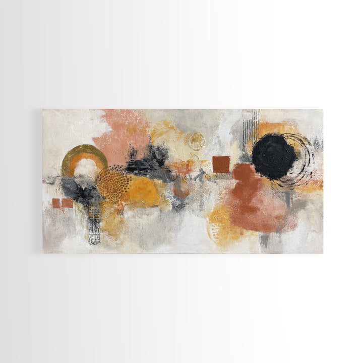 Large Statement Abstract Canvas Print, Living Room Art, New Home Gift, Living Room Decor, Abstract Art, Living, Gallery Decor, LIR-2x1-69
