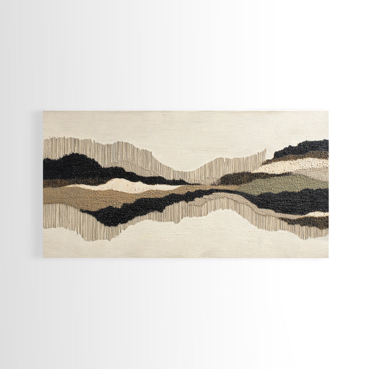 Oversized Line Figure Framed Canvas Print, Living Room Art, Bedroom Decor, Living Room Decor, Living, Bedroom Wall Art, LIR-2x1-85