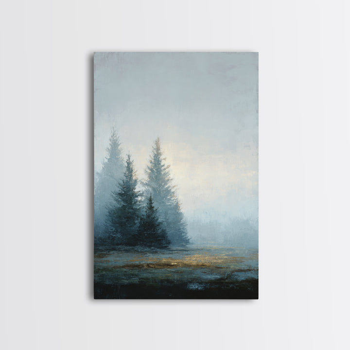 Minimal Scandinavian Forest Framed Canvas Print, Living Room Art, Home, Living Room Decor, Fine Art, Living, Pet Portraits, LIR-2x3-21