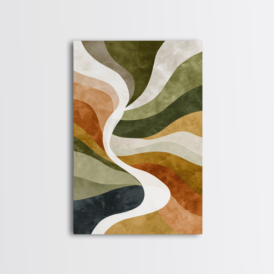 Abstract Organic Shapes Canvas Print, Living Room Art, Art Print, Living Room Decor, Abstract Art, Living, New Home Gift, LIR-2x3-23