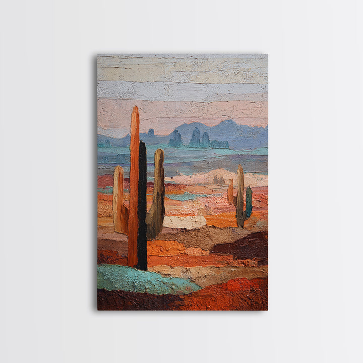 Earthy Desert Landscape Framed Canvas Print, Living Room Art, Luxury Decor, Living Room Decor, Fine Art, Living, Home, LIR-2x3-44