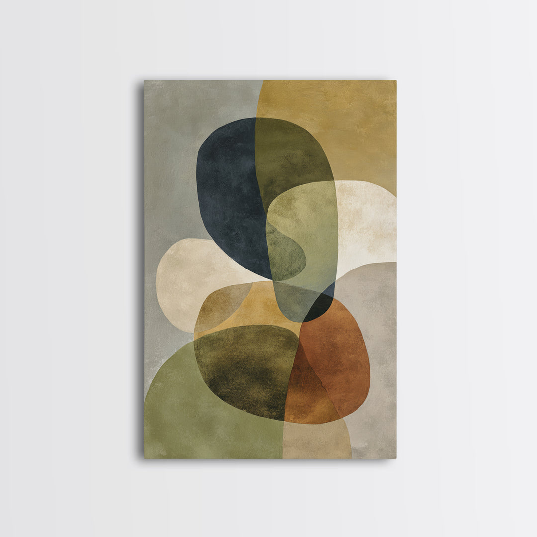 Abstract Organic Shapes Canvas Print, Living Room Art, Bedroom Wall Art, Living Room Decor, Abstract Art, Living, LIR-2x3-95