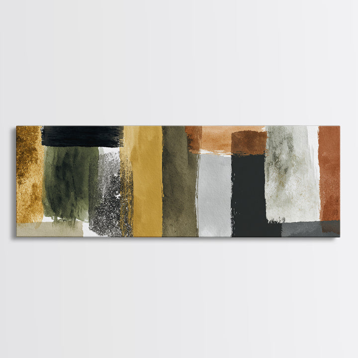 Bold Color Field Canvas Print, Living Room Art, Modern Wall Art, Living Room Decor, Fine Art, Living, Textured Painting, LIR-3x1-20