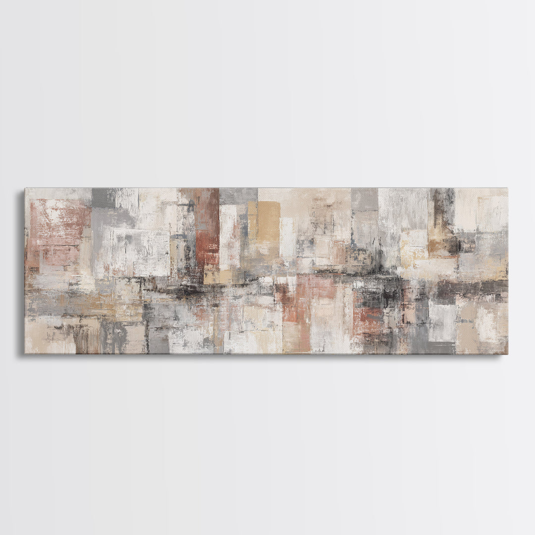 Oversized Line Figure Framed Canvas Print, Living Room Art, Living Room Wall Art, Living Room Decor, Fine Art, Living, LIR-3x1-81