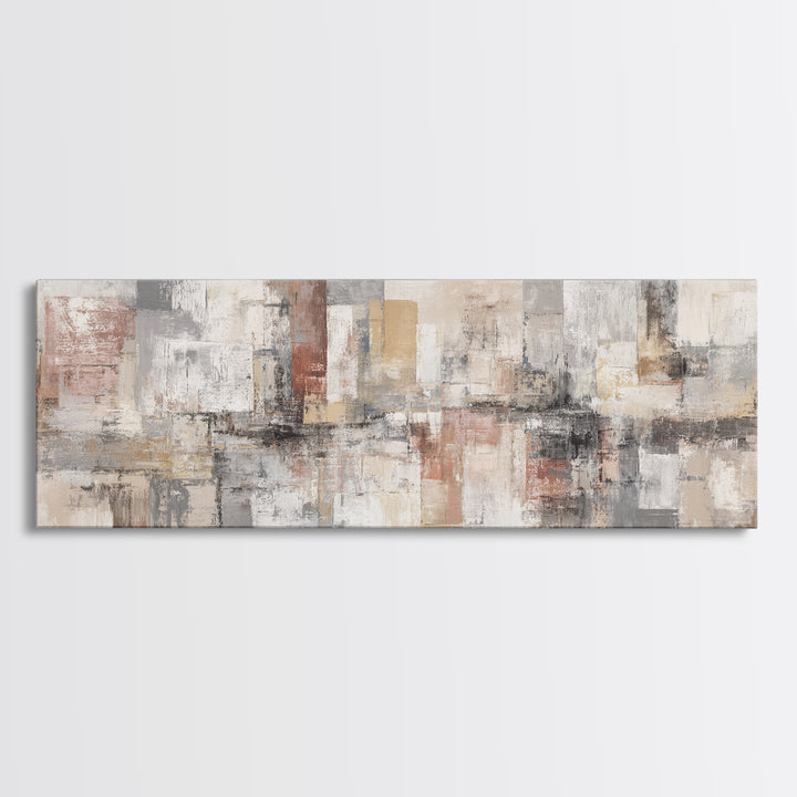 Oversized Line Figure Framed Canvas Print, Living Room Art, Living Room Wall Art, Living Room Decor, Fine Art, Living, LIR-3x1-81