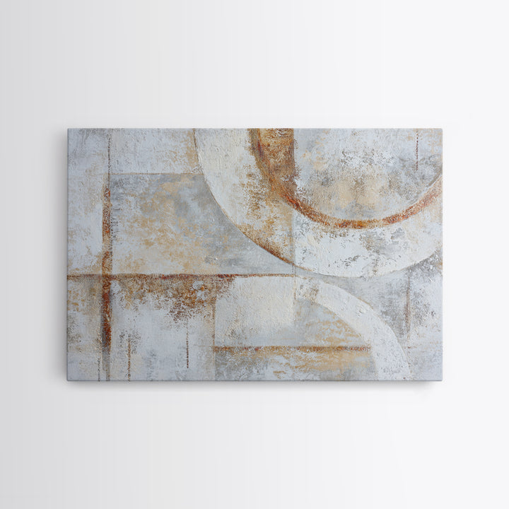 Textured Plaster Abstract Canvas Print, Living Room Art, Living Room Wall Art, Living Room Decor, Abstract Art, Living, LIR-3x2-33
