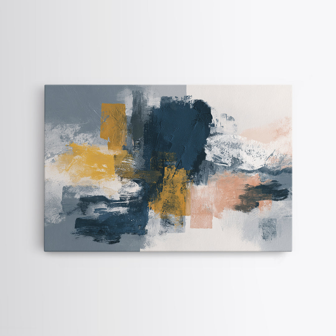 Large Statement Abstract Framed Canvas Print, Living Room Art, Modern Wall Art, Living Room Decor, Fine Art, Living, LIR-3x2-5