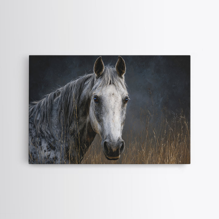 Contemporary Horse Portrait Canvas Print, Living Room Art, New Home Gift, Living Room Decor, Fine Art, Living, Gallery Decor, LIR-3x2-62