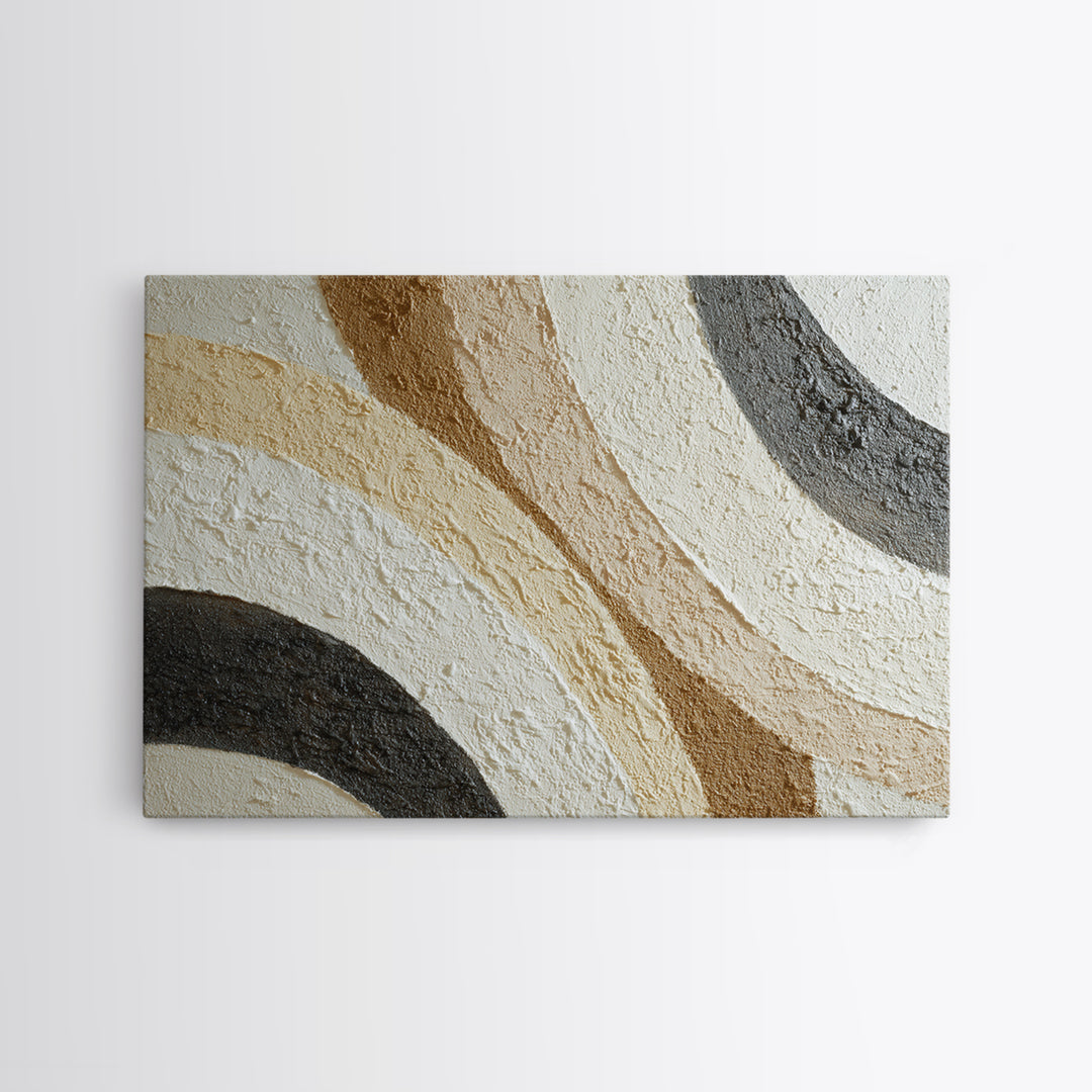 Textured Plaster Abstract Framed Canvas Print, Living Room Art, Fine Art Print, Living Room Decor, Abstract Art, Living, LIR-3x2-81