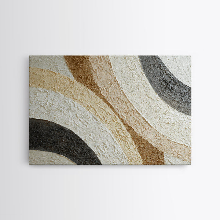 Textured Plaster Abstract Framed Canvas Print, Living Room Art, Fine Art Print, Living Room Decor, Abstract Art, Living, LIR-3x2-81