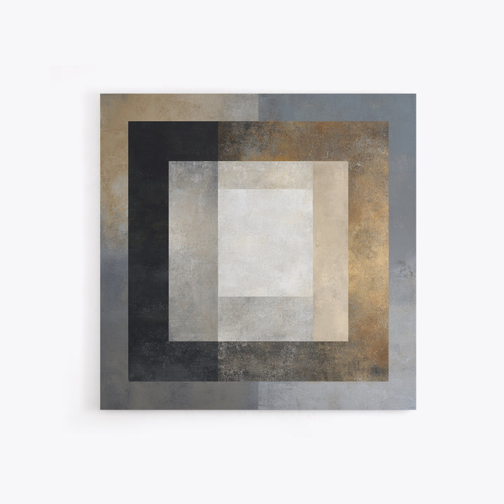 Balanced Geometric Forms Symbolizing Fairness Canvas Print, Law Office Art, Lawyer Office Decor, Office Decor, Counsel, LOA-1x1-29