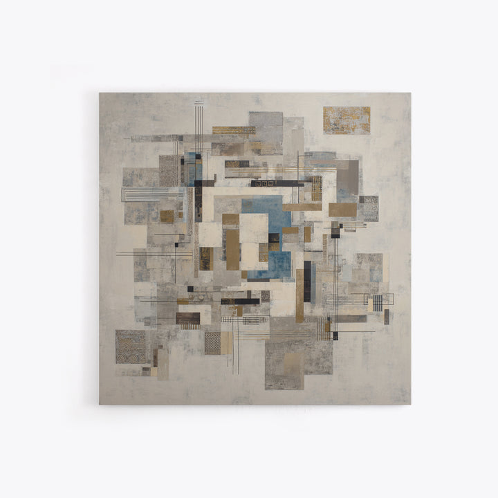 Balanced Geometric Forms Symbolizing Fairness Canvas Print, Law Office Art, Butterfly Art, Office Decor, Abstract Art, Counsel, LOA-1x1-5