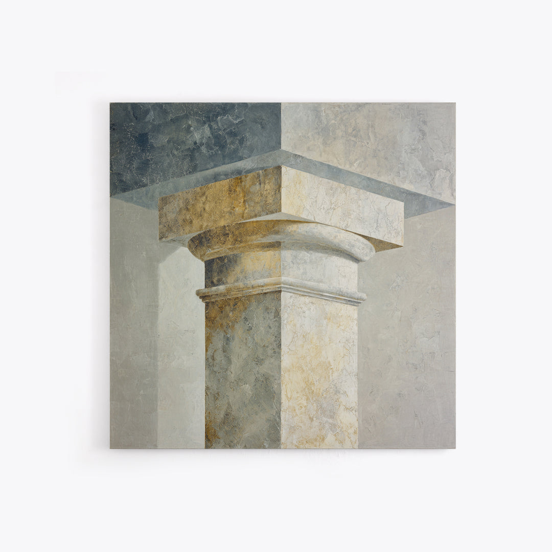 Marble Courthouse Column Study Without Building Scene Canvas Print, Law Office Art, Law School, Office Decor, Counsel, LOA-1x1-51