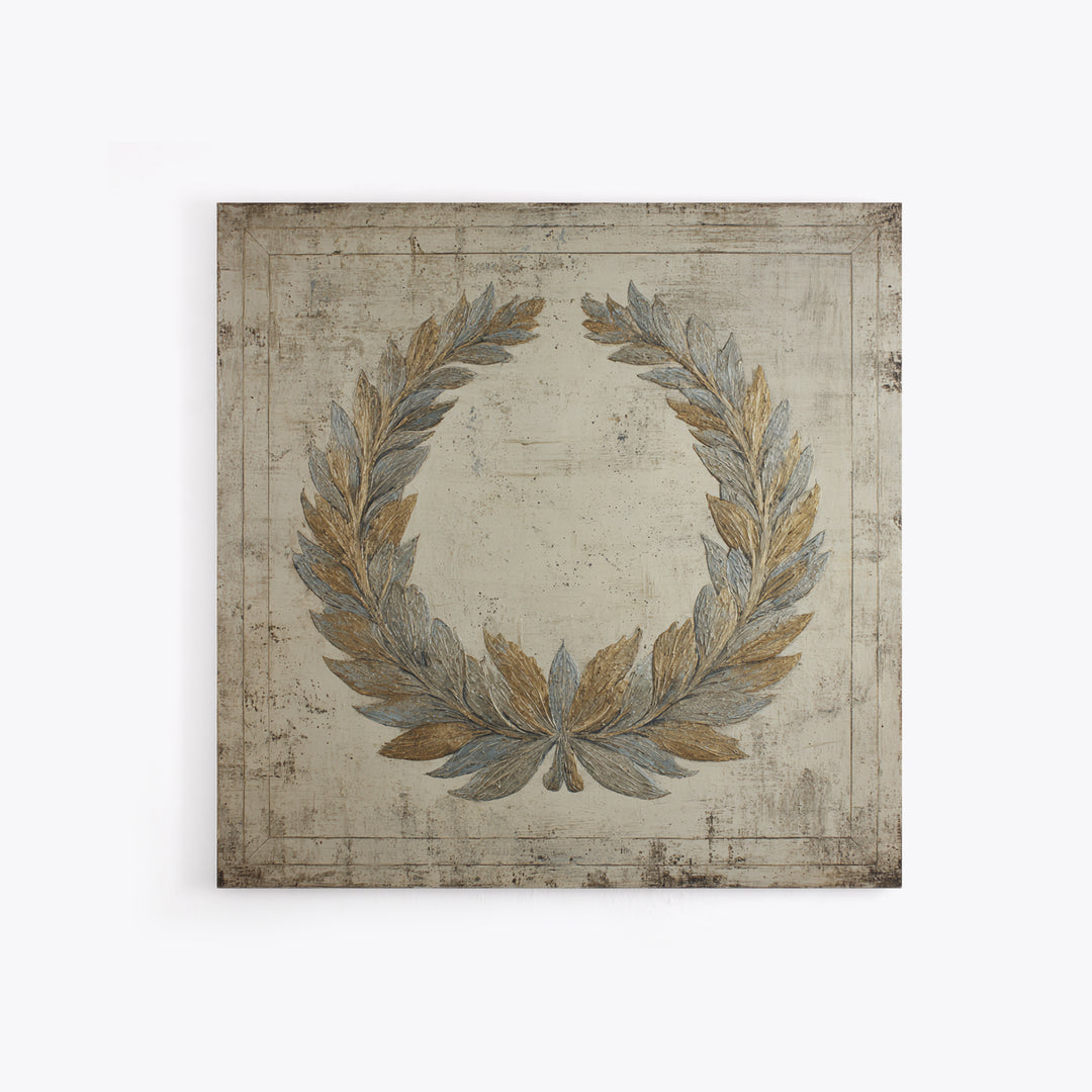 Roman Laurel Wreath Framed Canvas Print, Law Office Art, Printable Art, Office Decor, Fine Art, Counsel, Lawyer, Butterfly Art, LOA-1x1-8