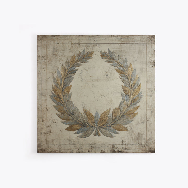 Roman Laurel Wreath Framed Canvas Print, Law Office Art, Printable Art, Office Decor, Fine Art, Counsel, Lawyer, Butterfly Art, LOA-1x1-8