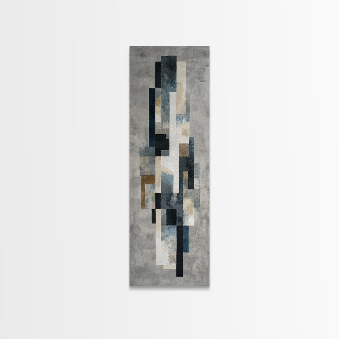 Balanced Geometric Forms Symbolizing Fairness Canvas Print, Law Office Art, Office Wall Decor, Office Decor, Abstract Art, LOA-1x3-89